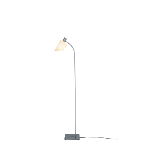 Nemo+LAMPE DE BUREAU READING max 20W E14, põrandavalgusti, valge kuppel