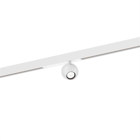 Wever & Ducré+LECA on STREX 1.0 LED 7W 585lm 2700K CRI>90 31°, hämardatav DALI, siinivalgusti, matt valge