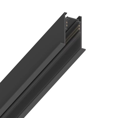 PRO+LINE48V FRAME TRACK süvistatav voolusiin 2m, must