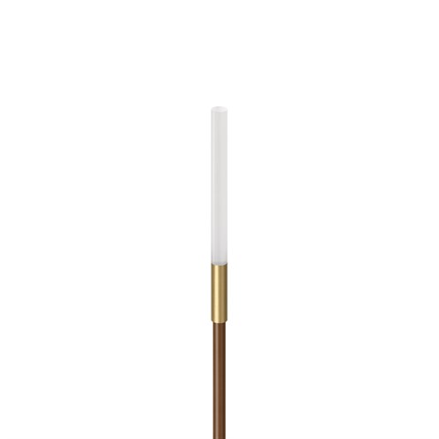 Lombardo+Linfa 160 LED 1,5W 350mA 68lm 2700K, IP66, välisvalgusti, pruun/messing, liiteseadmeta