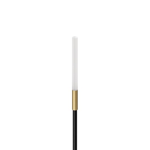 Lombardo+Linfa 160 LED 1,5W 350mA 68lm 2700K, IP66, välisvalgusti, must/messing, liiteseadmeta