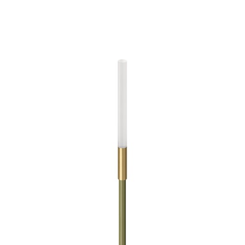 Lombardo+Linfa 160 LED 1,5W 350mA 68lm 2700K, IP66, välisvalgusti, roheline/messing, liiteseadmeta