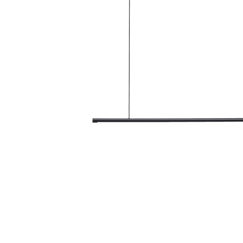 Wästberg+LINIER SUSPENDED W181S1 LED 20,9W 1990lm 3000K CRI>90 UGR<19, pöörddimmeriga hämardatav, rippvalgusti, must