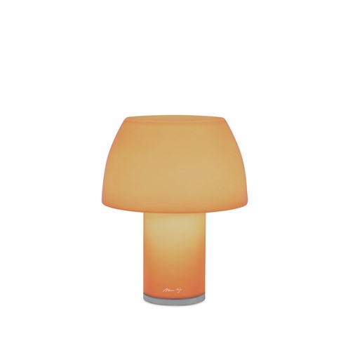 Nemo+Lorosae Table LED 3W 2700K CRI>90, hämardatav step-dim, IP54, laetav lauavalgusti (5h, tööaeg kuni 14h), oranž