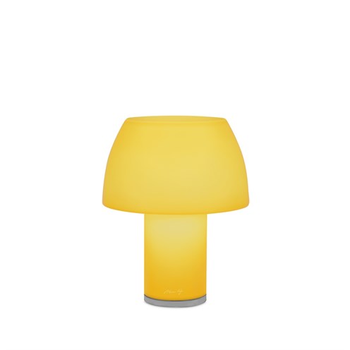 Nemo+Lorosae Table LED 3W 2700K CRI>90, hämardatav step-dim, IP54, laetav lauavalgusti (5h, tööaeg kuni 14h), kollane