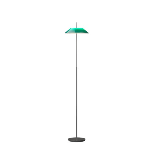 Vibia+Mayfair LED 15W 1841lm 2700K CRI>90, sensoriga, põrandavalgusti, grafiit/roheline (RAL 7016, RAL 6026)