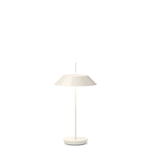 Vibia+Mayfair mini LED 2,5W 223lm 2700K CRI>90, hämardatav Touch dim, laetav lauavalgusti (tööaeg kuni 24h), soevalge (NCS S 0502-Y50R)
