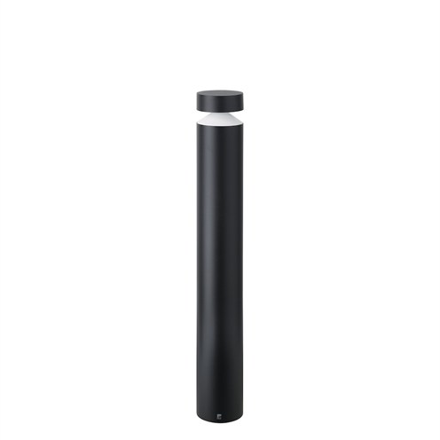 EGLO+MELZO LED 11W 950lm 3000K H990mm ¤135mm IP44 must alumiinium raam allapoole valgus