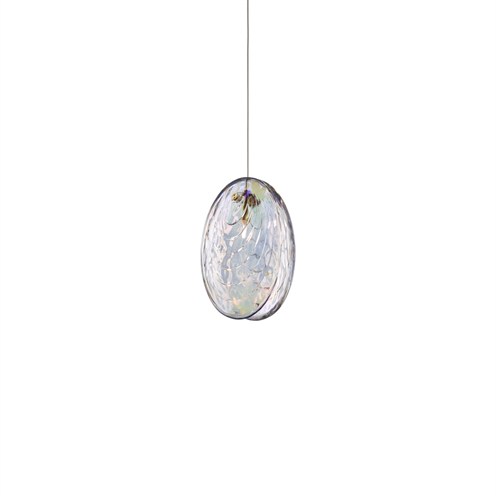 Bomma+Mussels Single Pendant max. 1,2W G4 (komplektis 1,2W 100lm 2700K CRI>90), rippvalgusti, pärlmutter/harjatud kuld
