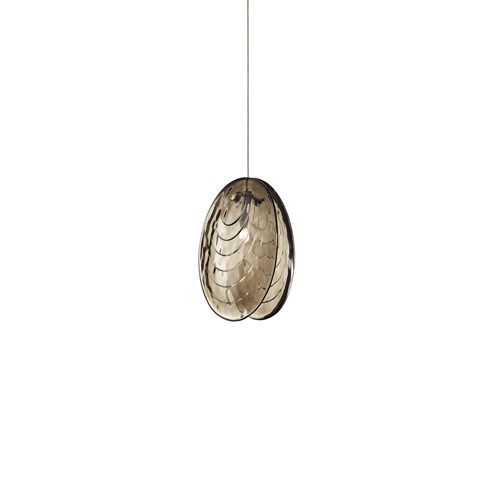 Bomma+Mussels Single Pendant max. 1,2W G4 (komplektis 1,2W 100lm 2700K CRI>90), rippvalgusti, suitsune pruun/harjatud kuld