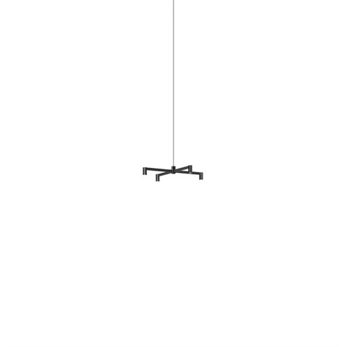 Vibia+Nexum Volumetric LED 20W 1212lm 2700K CRI>90, hämardatav DALI, rippvalgusti, must (NCS S 8500-N)
