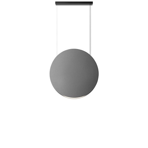 Bover+Noren S/100 LED 17W 550lm 3000K CRI>95 60°, hämardatav DALI, alla valgusega rippvalgusti, helehall, heli summutav materjal