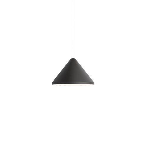 Vibia+North Ø40 LED 9W 1041lm 2700K CRI>90, hämardatav DALI, rippvalgusti, must (NCS S 8500-N)