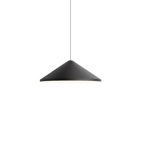 Vibia+North Ø60 LED 9W 1041lm 2700K CRI>90, hämardatav DALI, rippvalgusti, must (NCS S 8500-N)