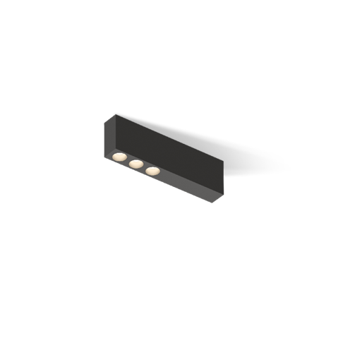 Vibia+Offset Accent LED 8,7W 855lm 2700K CRI>90 26°, hämardatav DALI, laevalgusti, must