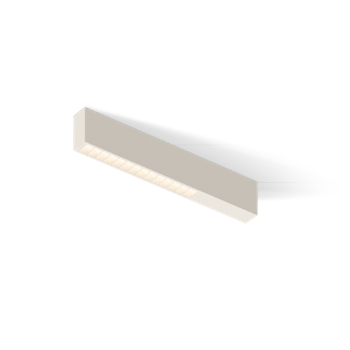 Vibia+Offset Low Glare LED 13,7W 1674lm 2700K CRI>90 UGR<19, hämardatav DALI, laevalgusti, valge