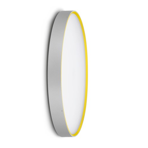 Lombardo+Ola 500 Color LED 42W 2139lm 3000K, hämardatav phase-cut, IP66, välisvalgusti, alumiinium/kollane