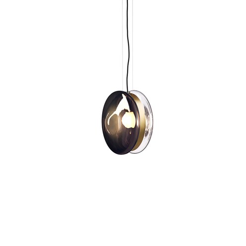 Bomma+Orbital Pendant max. 13W E27 (komplektis G80 6W 510lm 2700K CRI>90), hämardatav TRIAC, rippvalgusti, suitsune, harjatud kuldne