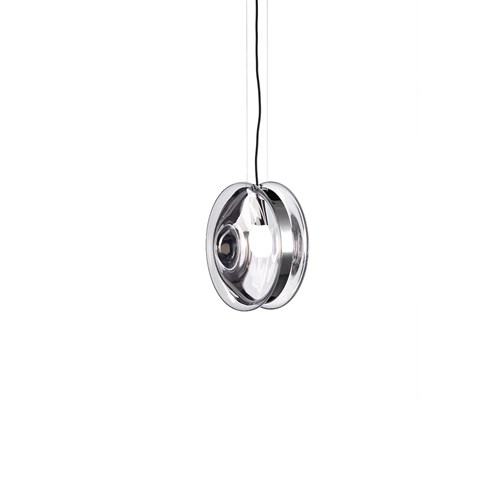 Bomma+Orbital Pendant max. 13W E27 (komplektis G80 6W 510lm 2700K CRI>90), hämardatav TRIAC, rippvalgusti, klaar, harjatud hõbedane