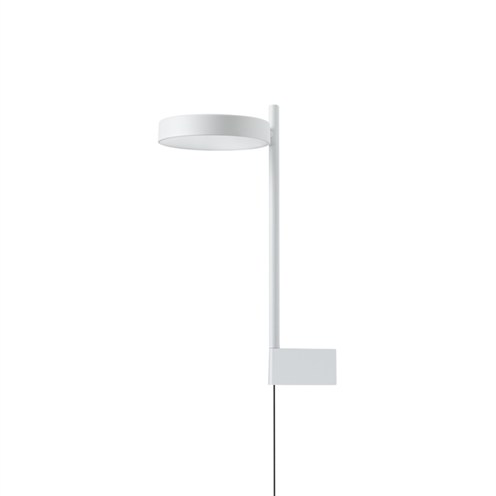 Wästberg+PASTILLE BRACKET W242BR2 LED 7,4W 472lm 2700K CRI>98, hämardatav, seinavalgusti, pistikuga, valge