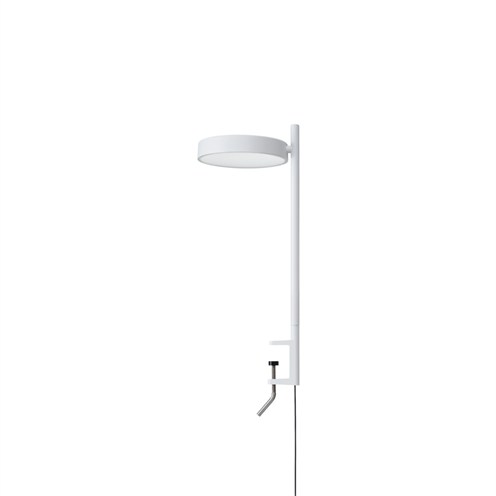 Wästberg+PASTILLE CLAMP W242CL2 LED 7,4W 472lm 2700K CRI>98, hämardatav, klambriga lauavalgusti, valge