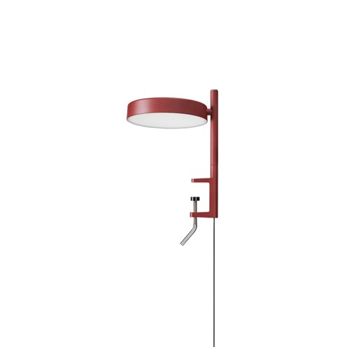 Wästberg+PASTILLE CLAMP W242CL1 LED 7,4W 472lm 2700K CRI>98, hämardatav, klambriga lauavalgusti, oksiidpunane