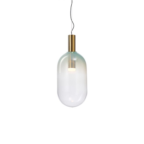 Bomma+Phenomena Pendant Capsule max. 20W E27 (komplektis PAR30 20W 1600lm 3000K CRI>90), hämardatav TRIAC, rippvalgusti, mündiroheline, kuldne