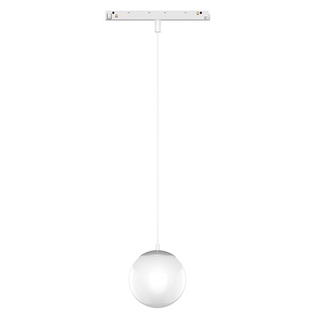 PRO+LINE48V Piedale LED 9,7W 518lm 3000K CRI>90 siinivalgusti d12cm, matt valge/opaalklaas