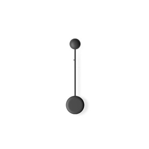 Vibia+Pin LED 4,48W 192lm 2700K CRI>90, seinavalgusti, must (NCS S 8500-N)