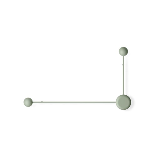 Vibia+Pin LED 2x4,48W 900lm 2700K CRI>90 seinavalgusti, roheline (NCS S 3010-G20Y)