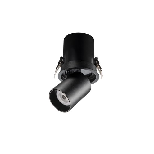 Ilti Luce+Pop Up LED 10W 630lm 270mA 2700K CRI>90 38°, süvisvalgusti, must, liiteseadmeta