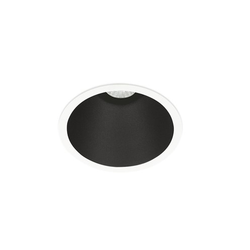 Lombardo+Pop 100 T LED 7W 800lm 500mA 2700K CRI>90 45°, IP65, süvisvalgusti, valge/must, liiteseadmeta