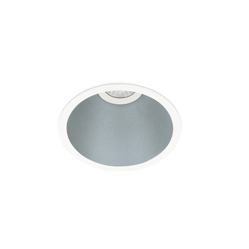 Lombardo+Pop 100 T LED 7W 800lm 500mA 2700K CRI>90 45°, IP65, süvisvalgusti, valge/hõbedane, liiteseadmeta