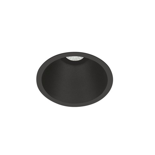Lombardo+Pop 100 T LED 7W 800lm 500mA 2700K CRI>90 45°, IP65, süvisvalgusti, must, liiteseadmeta
