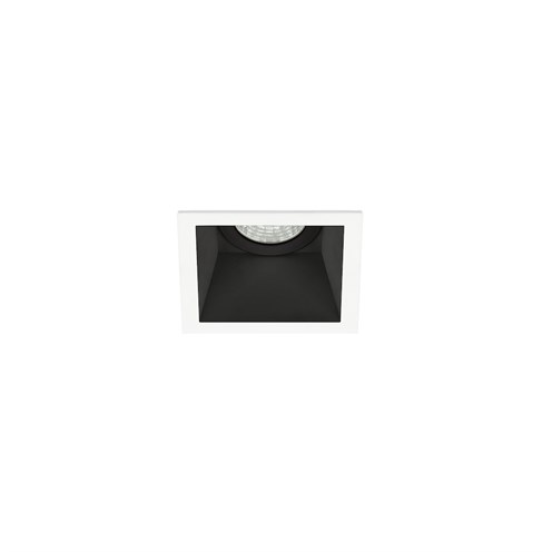 Lombardo+Pop 60 Q LED 7W 840lm 500mA 2700K CRI>90 45°, IP65, süvisvalgusti, valge/must, liiteseadmeta
