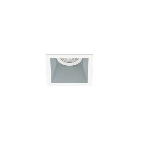 Lombardo+Pop 60 Q LED 7W 840lm 500mA 2700K CRI>90 45°, IP65, süvisvalgusti, valge/hõbedane, liiteseadmeta