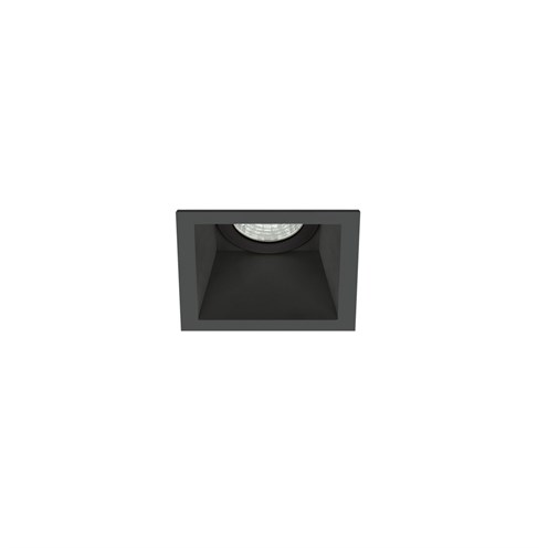 Lombardo+Pop 60 Q LED 7W 840lm 500mA 2700K CRI>90 45°, IP65, süvisvalgusti, must, liiteseadmeta