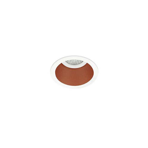 Lombardo+Pop 60 T LED 7W 800lm 500mA 2700K CRI>90 45°, IP65, süvisvalgusti, valge/vask, liiteseadmeta