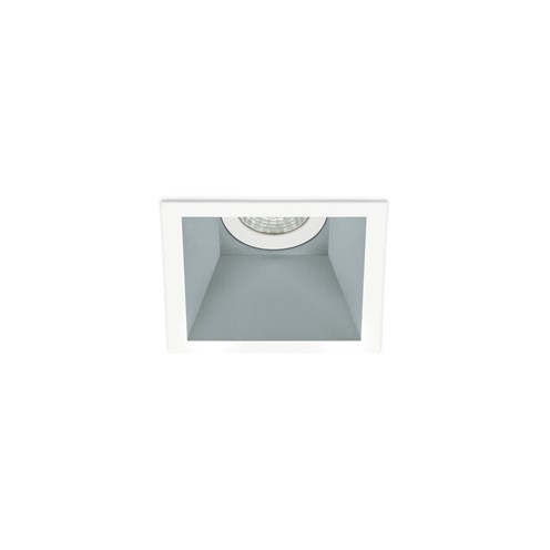 Lombardo+Pop 80 Q LED 7W 820lm 500mA 2700K CRI>90 45°, IP65, süvisvalgusti, valge/hõbedane, liiteseadmeta