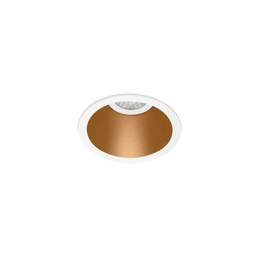 Lombardo+Pop 80 T LED 7W 820lm 500mA 2700K CRI>90 45°, IP65, süvisvalgusti, valge/kuldne, liiteseadmeta
