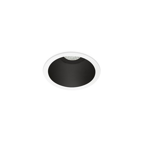 Lombardo+Pop 80 T LED 7W 820lm 500mA 2700K CRI>90 45°, IP65, süvisvalgusti, valge/must, liiteseadmeta