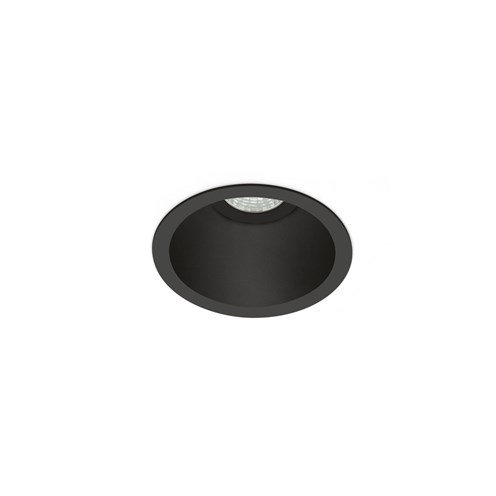 Lombardo+Pop 80 T LED 7W 820lm 500mA 2700K CRI>90 45°, IP65, süvisvalgusti, must, liiteseadmeta