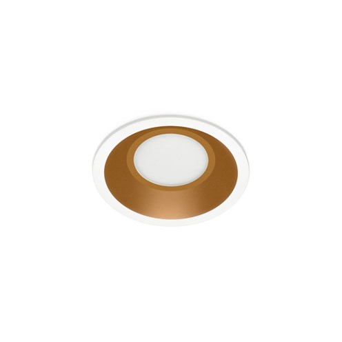 Lombardo+Pop Flat 150 LED 14W 1250lm 700mA 2700K, IP65, süvisvalgusti, valge/kuld, liiteseadmeta