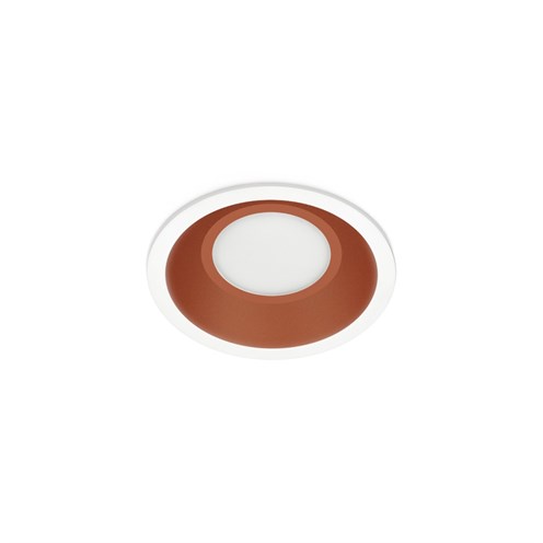 Lombardo+Pop Flat 150 LED 14W 1250lm 700mA 2700K, IP65, süvisvalgusti, valge/vask, liiteseadmeta