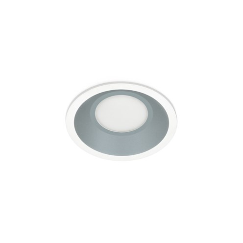 Lombardo+Pop Flat 150 LED 14W 1250lm 700mA 2700K, IP65, süvisvalgusti, valge/hõbedane, liiteseadmeta
