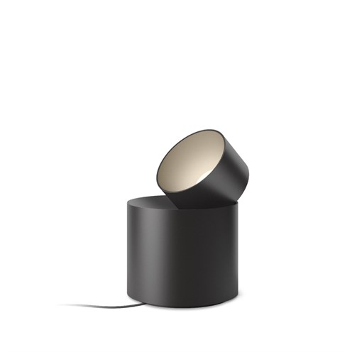 Vibia+Pro Plug Ø12 LED 24,8W 2676lm 2700K CRI>90 35°, hämardatav Push dim, laua-/põrandavalgusti, must (NCS S 8500-N)