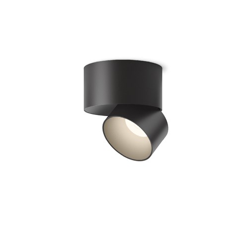 Vibia+Pro Surface Ø9 LED 17,1W 1961lm 2700K CRI>90 35°, hämardatav Push/DALI, laevalgusti, must (NCS S 8500-N)