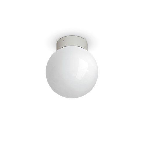 Lombardo+Punto LED 7W E14 580lm 2700K, IP65, välisvalgusti, helehall, opaalklaas