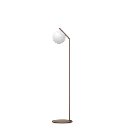 Lombardo+Punto Piantana LED 7W E14 580lm 2700K, IP65, välisvalgusti, pronks, opaalklaas