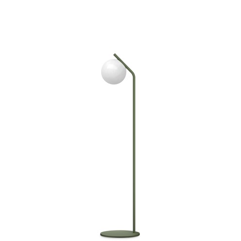 Lombardo+Punto Piantana LED 7W E14 580lm 2700K, IP65, välisvalgusti, roheline, opaalklaas